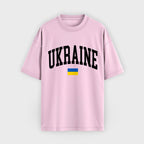 Ukraine Collegiate Flag T-Shirt