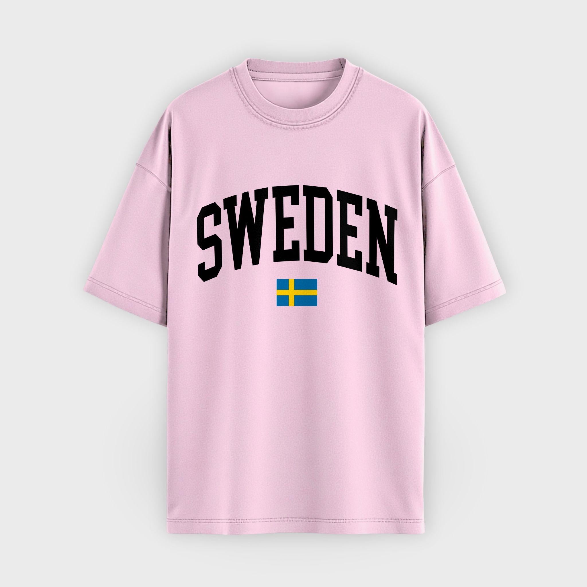 Sweden Collegiate Flag T-Shirt