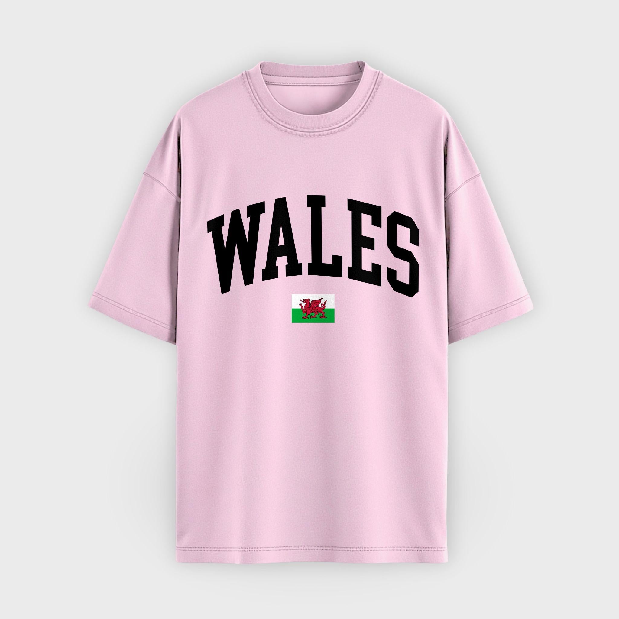 Wales Collegiate Flag T-Shirt