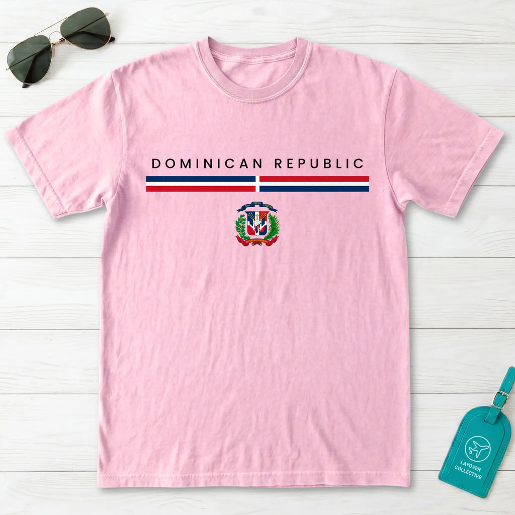 Dominican Republic Flagline T-Shirt
