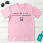 Dominican Republic Flagline T-Shirt