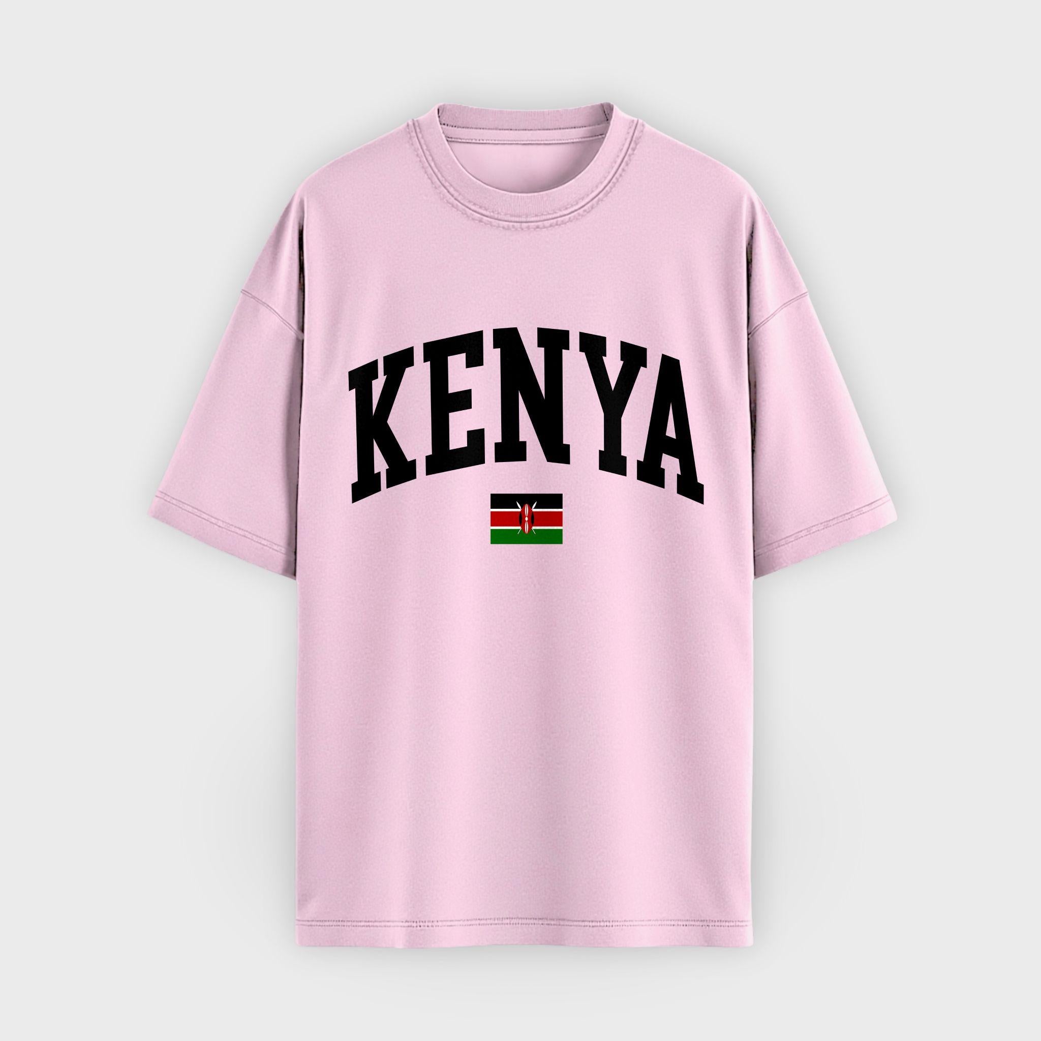 Kenya Collegiate Flag T-Shirt