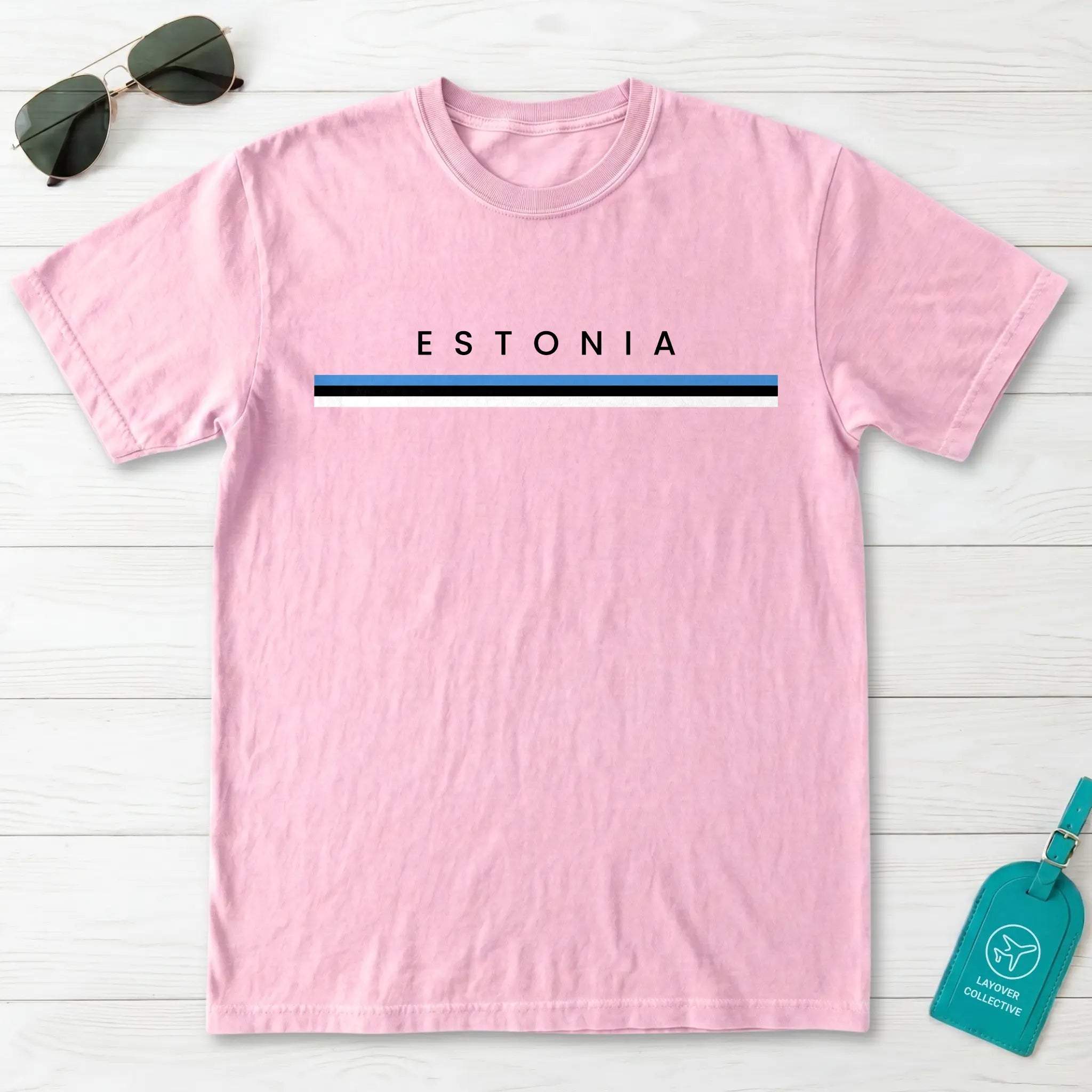 Estonia Flagline T-Shirt