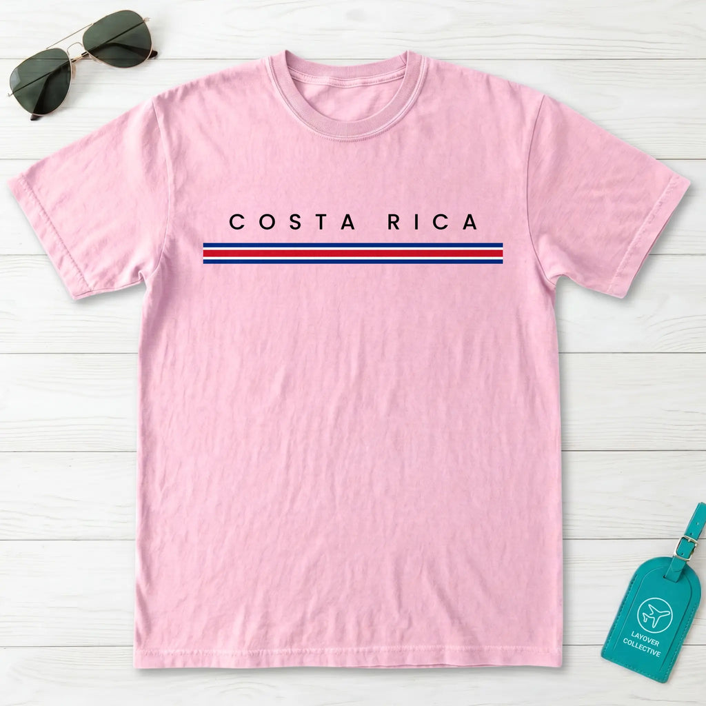 Costa Rica Flagline T-Shirt