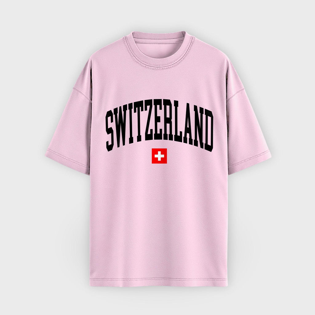 Switzerland Collegiate Flag T-Shirt