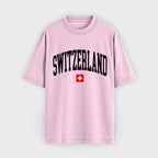 Switzerland Collegiate Flag T-Shirt