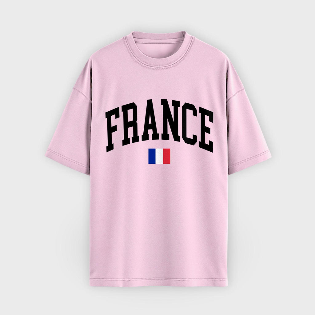 France Collegiate Flag T-Shirt