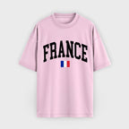 France Collegiate Flag T-Shirt
