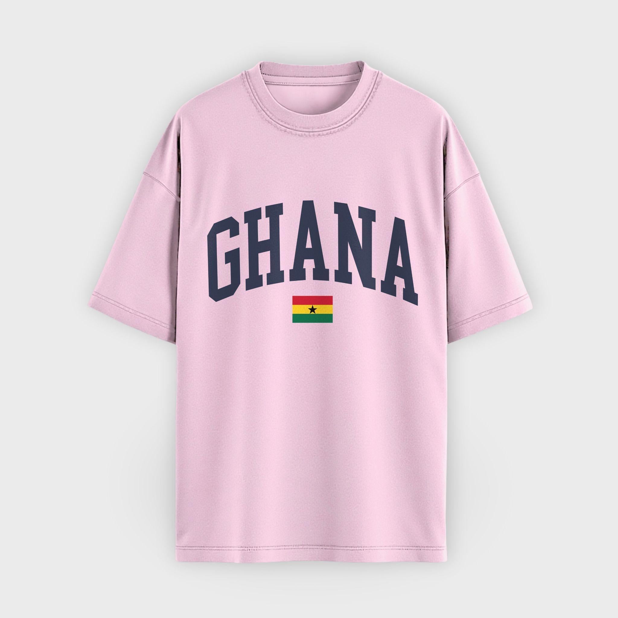 Ghana Collegiate Flag T-Shirt