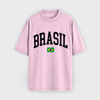 Brasil Collegiate Flag T-Shirt