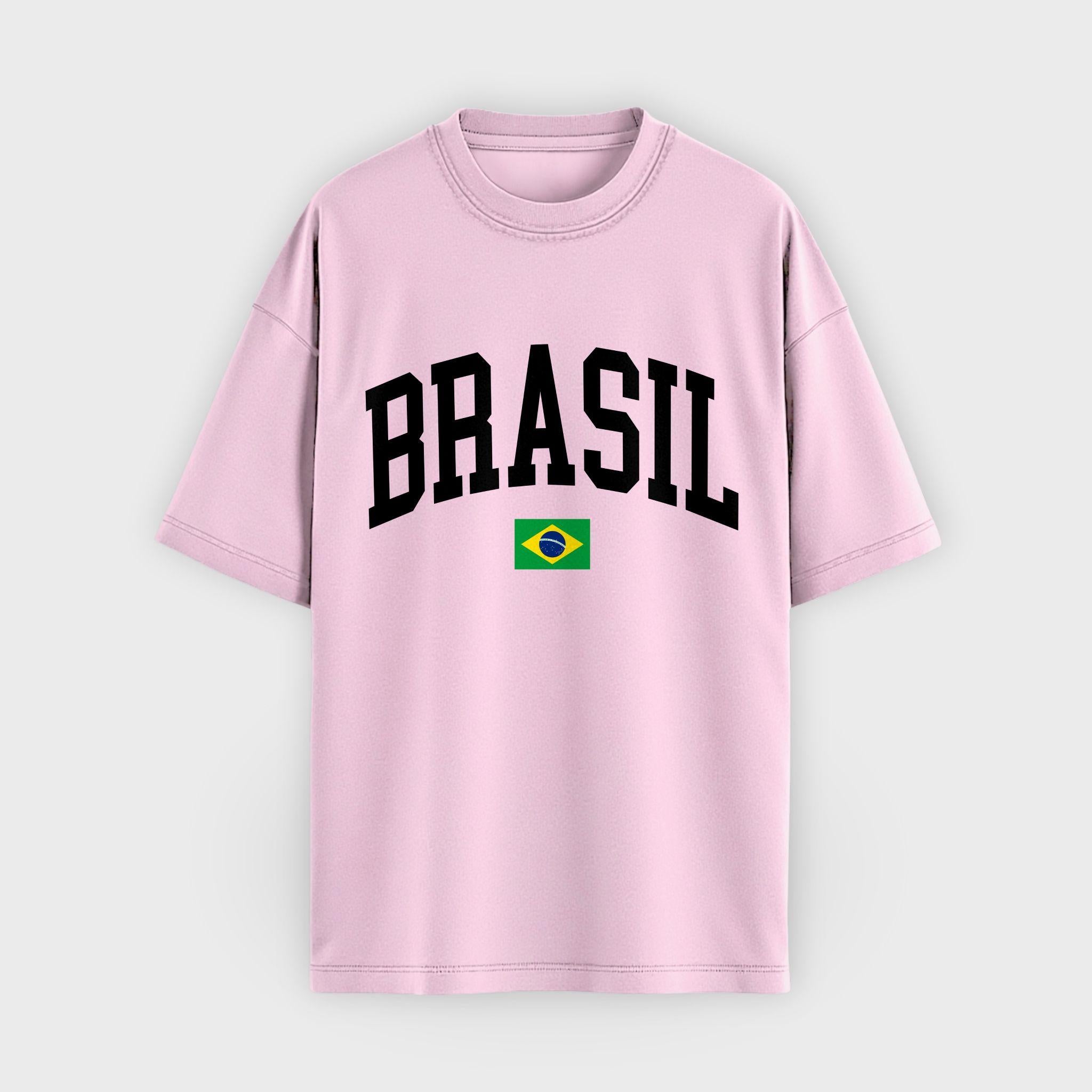 Brasil Collegiate Flag T-Shirt