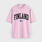 Finland Collegiate Flag T-Shirt