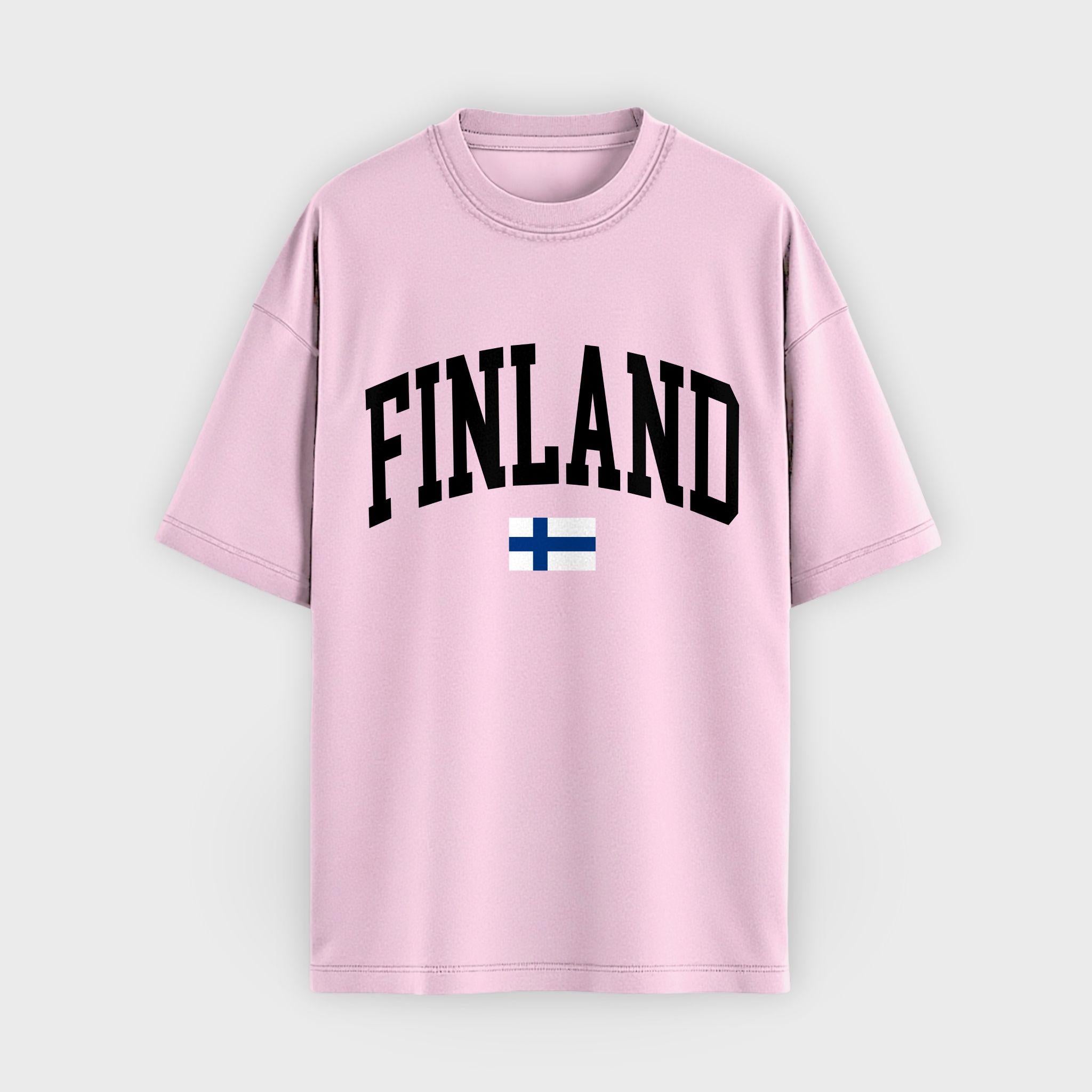 Finland Collegiate Flag T-Shirt