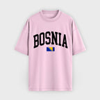 Bosnia Collegiate Flag T-Shirt