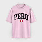 Peru Collegiate Flag T-Shirt