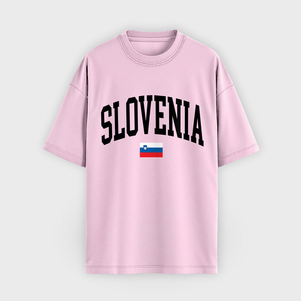 Slovenia Collegiate Flag T-Shirt