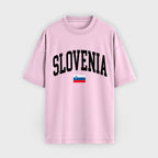 Slovenia Collegiate Flag T-Shirt