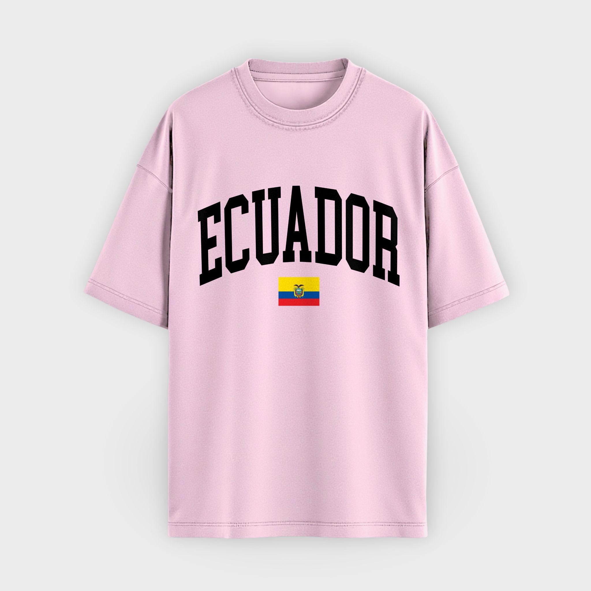 Ecuador Collegiate Flag T-Shirt
