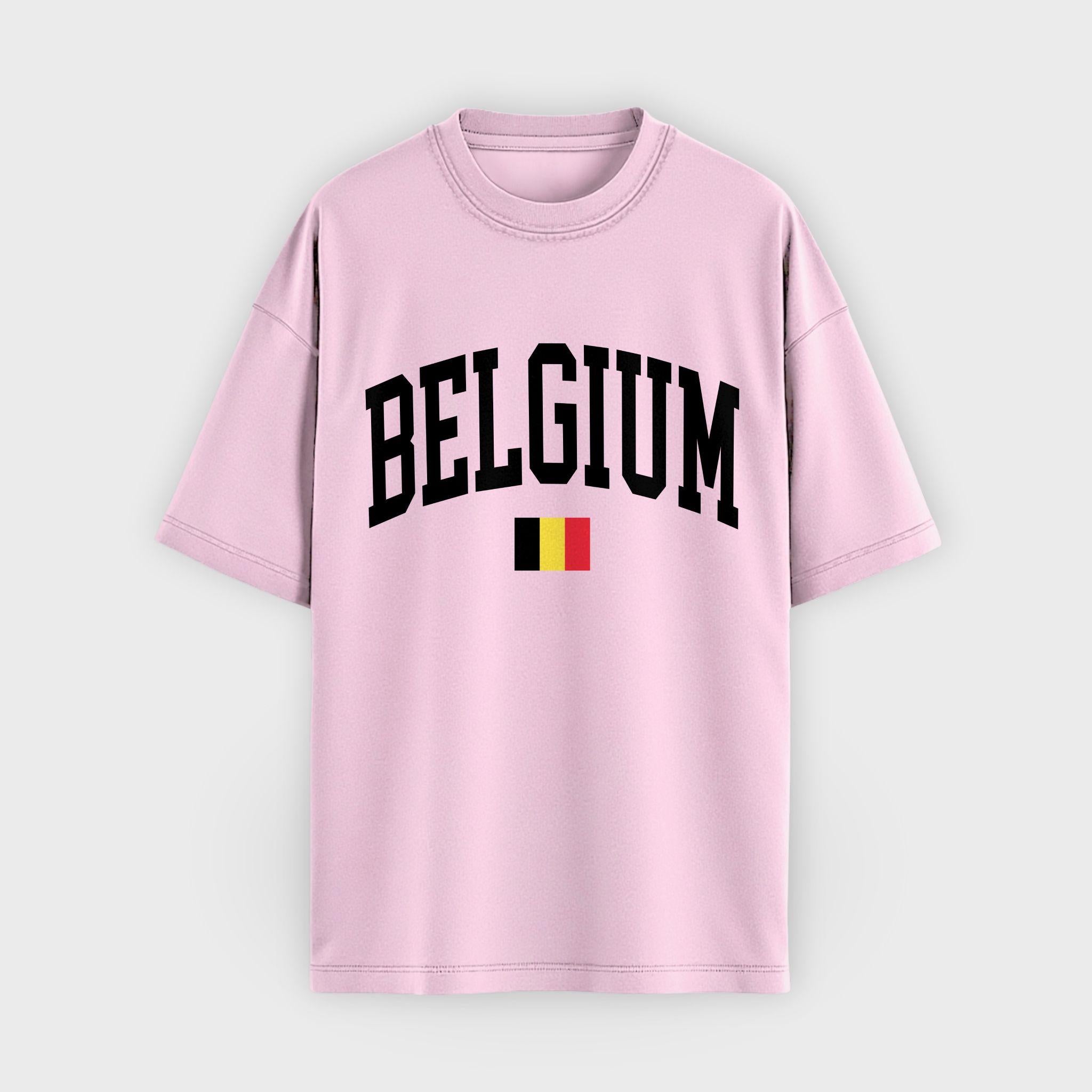 Belgium Collegiate Flag T-Shirt