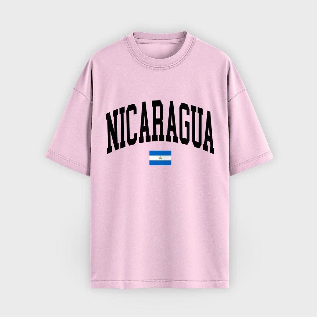 Nicaragua Collegiate Flag T-Shirt