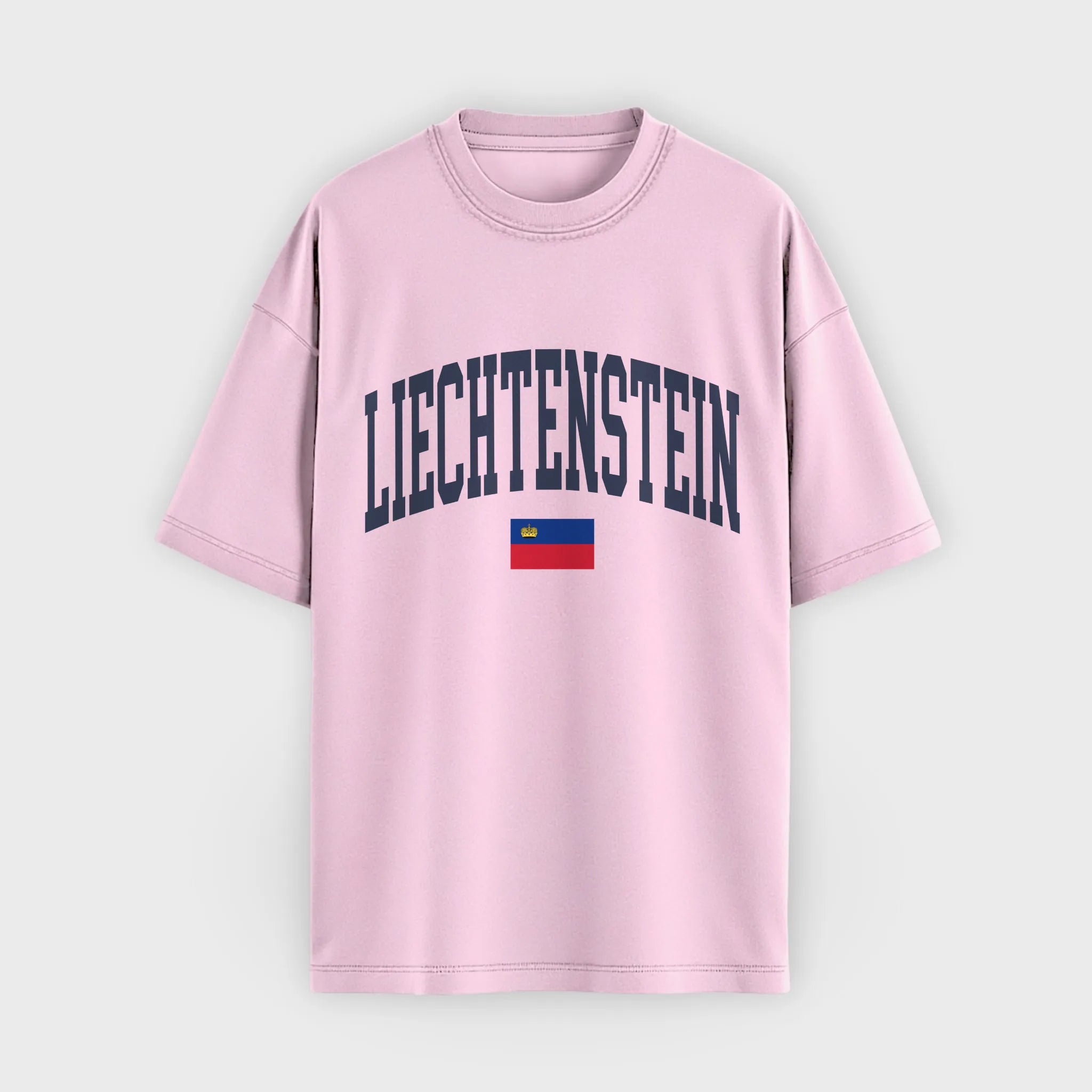 Liechtenstein Collegiate Flag T-Shirt