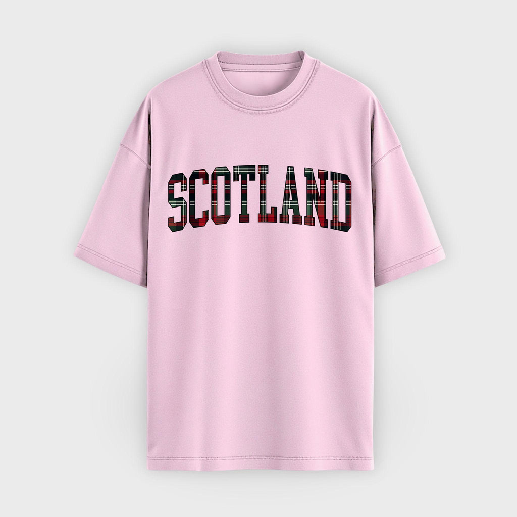 Scotland Tartan Letter T-Shirt