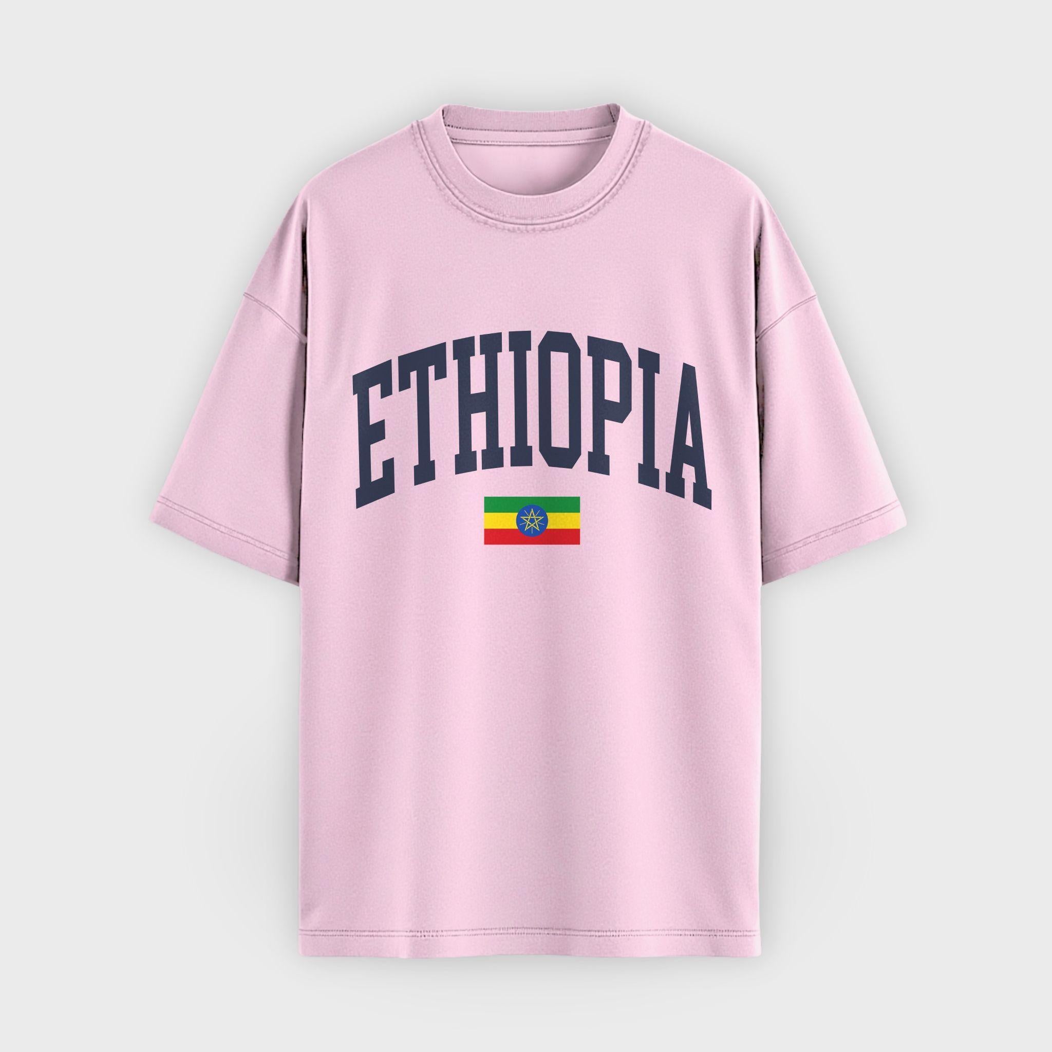 Ethiopia Collegiate Flag T-Shirt