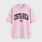 Costa Rica Collegiate Flag T-Shirt