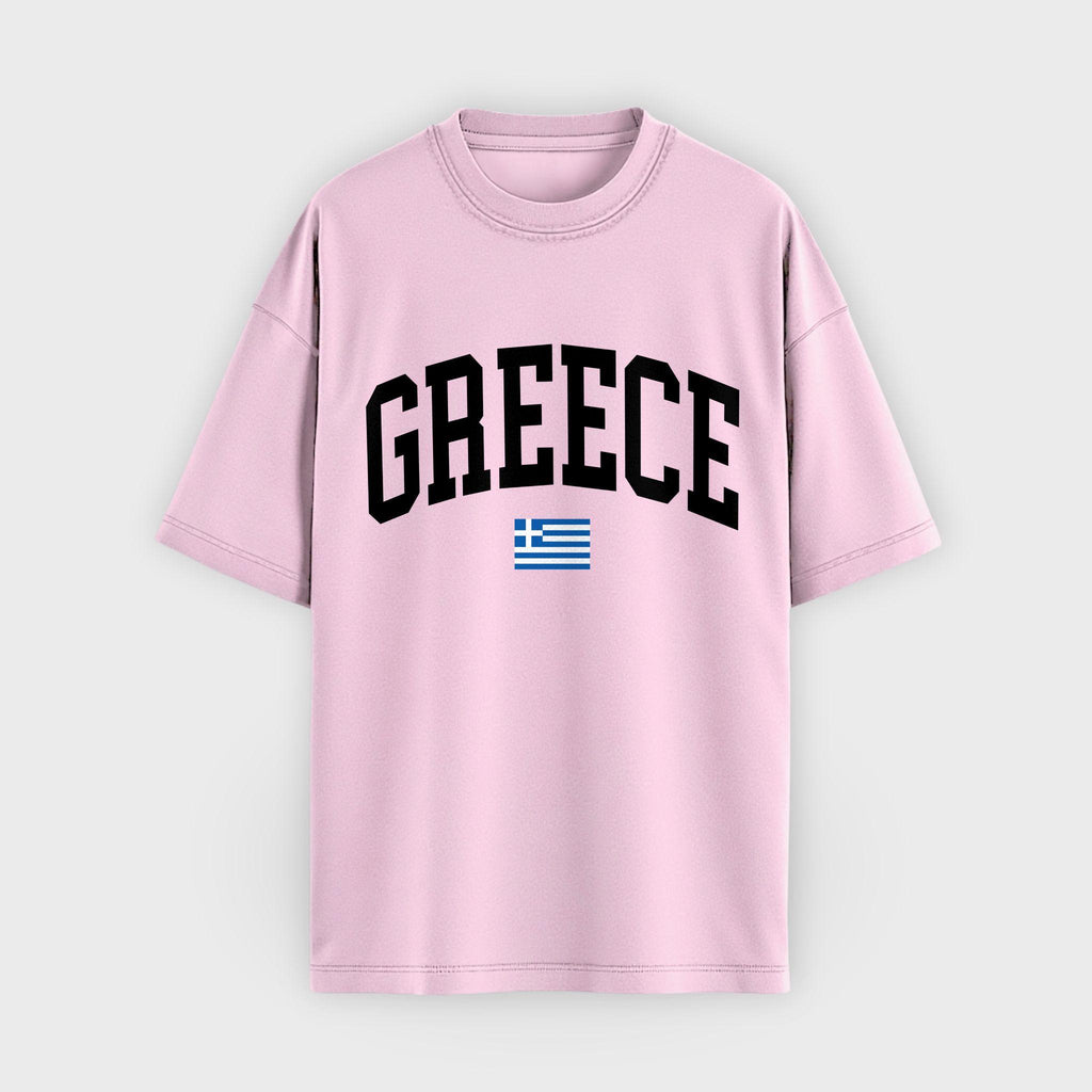 Greece Collegiate Flag T-Shirt