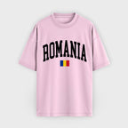 Romania Collegiate Flag T-Shirt