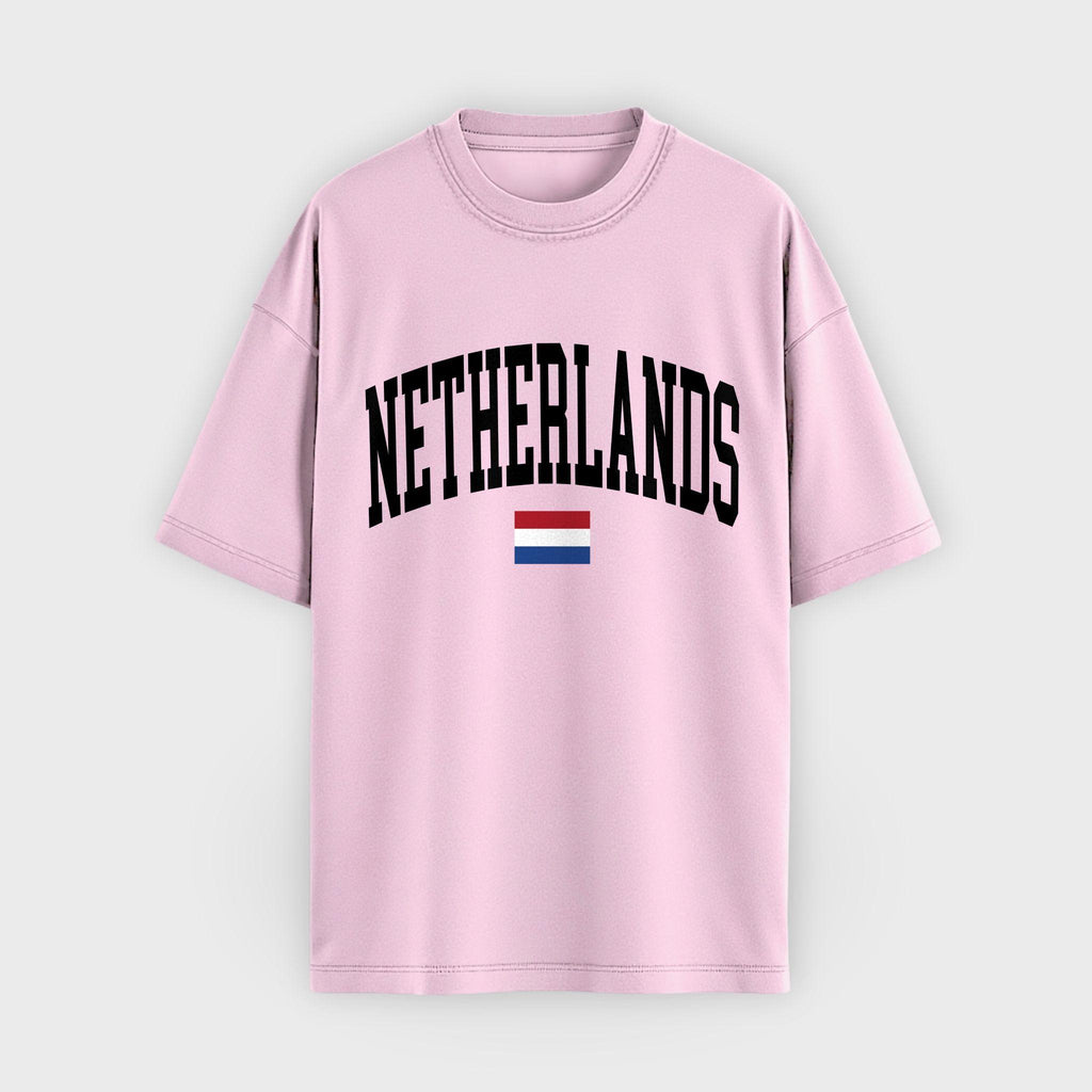 Netherlands Collegiate Flag T-Shirt