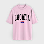 Croatia Collegiate Flag T-Shirt