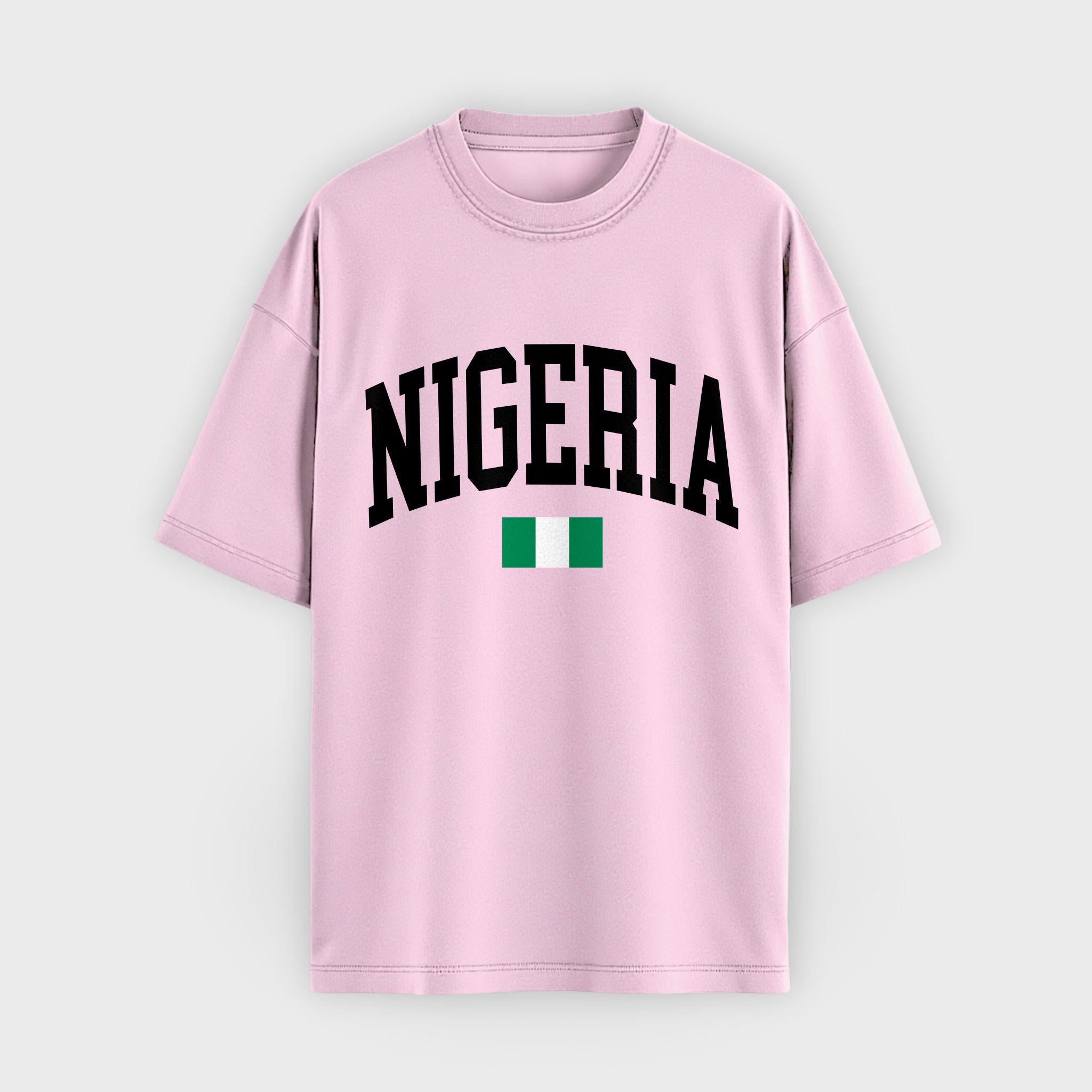 Nigeria Collegiate Flag T-Shirt
