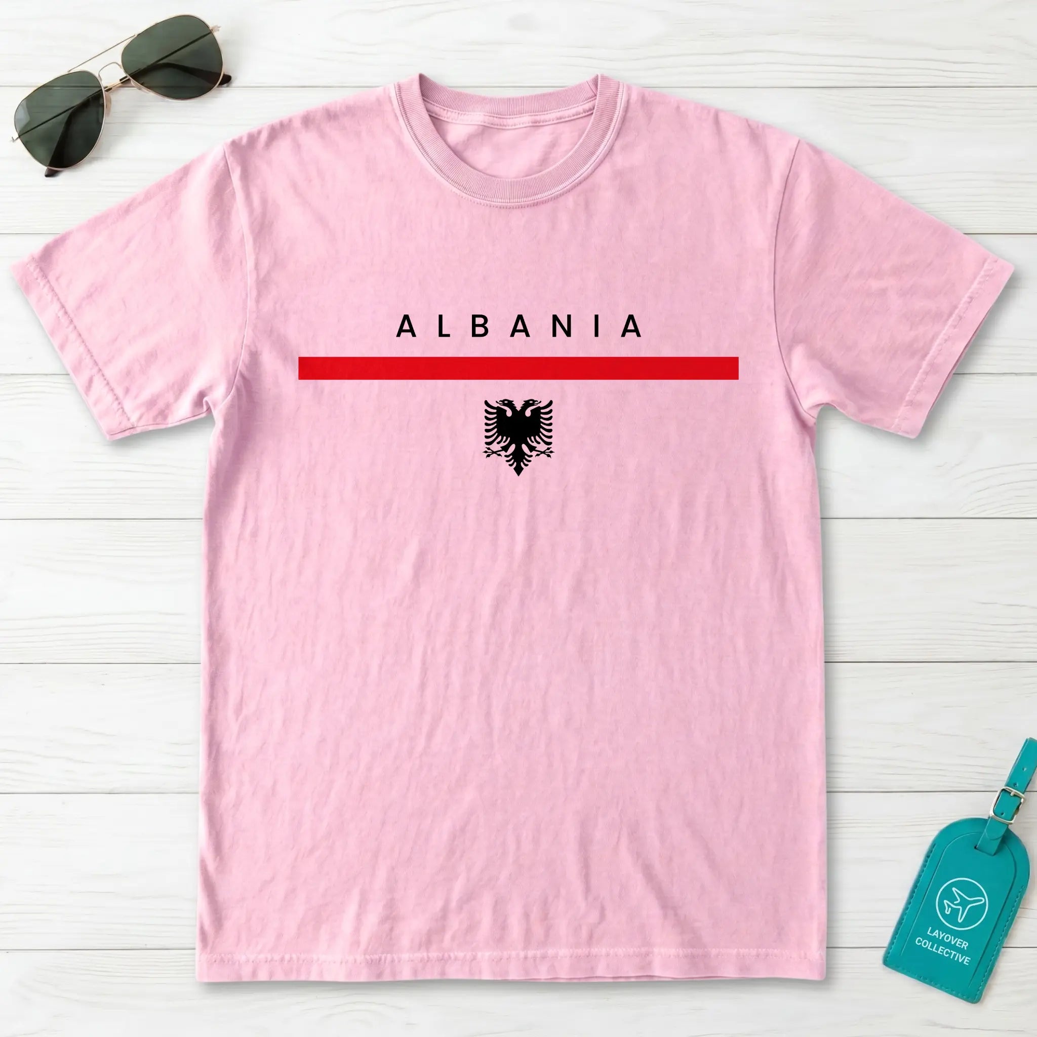 Albania Flagline T-Shirt