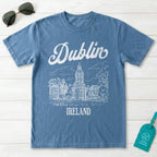 Dublin Ireland Line Art T-Shirt