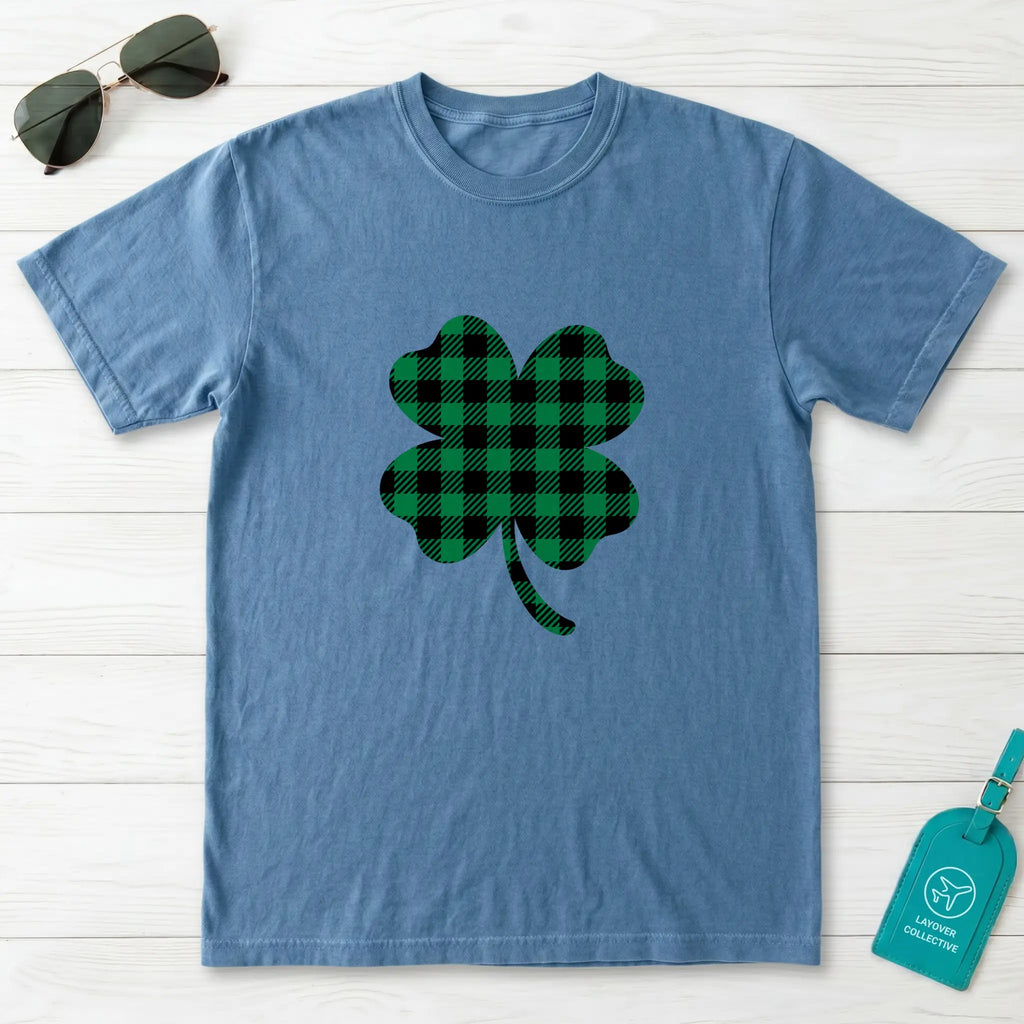 Buffalo Plaid Shamrock T-Shirt