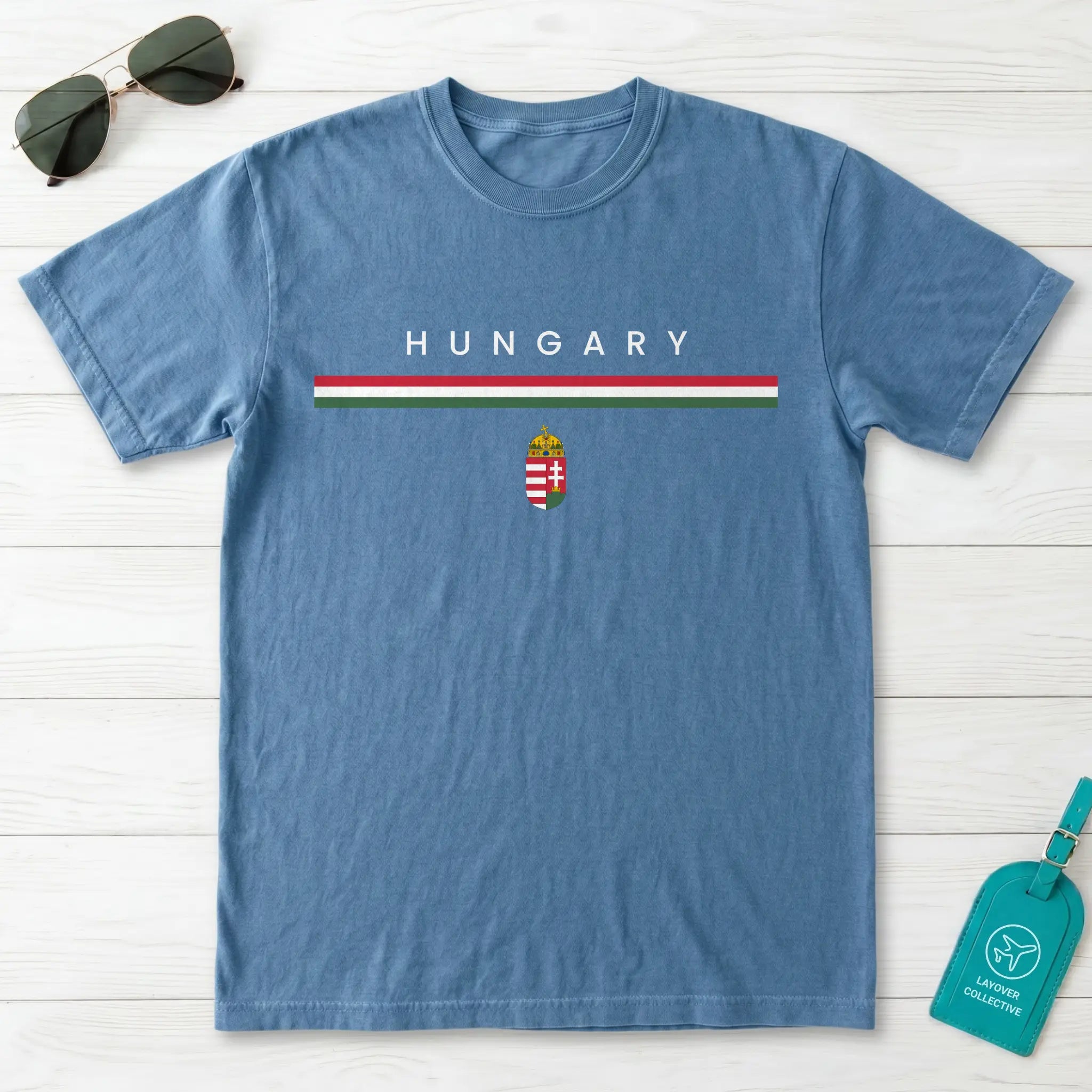 Hungary Flagline T-Shirt