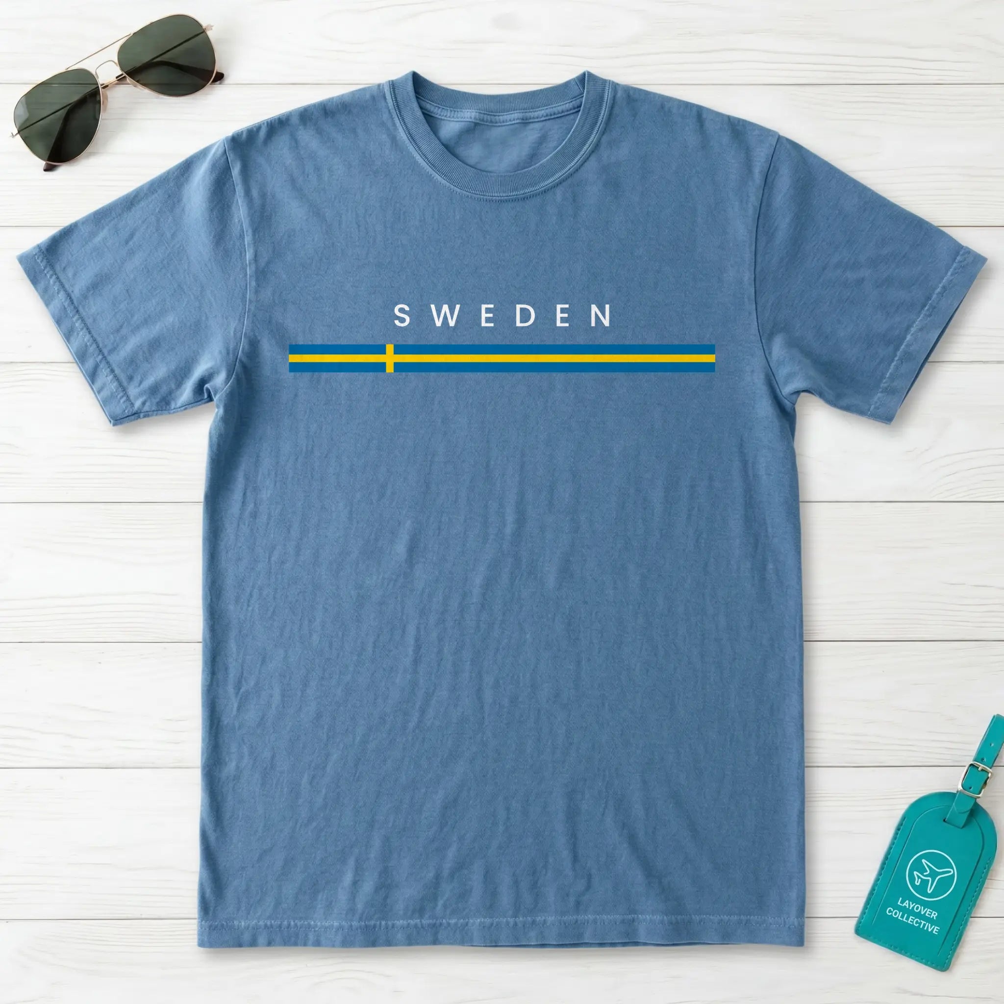Sweden Flagline T-Shirt