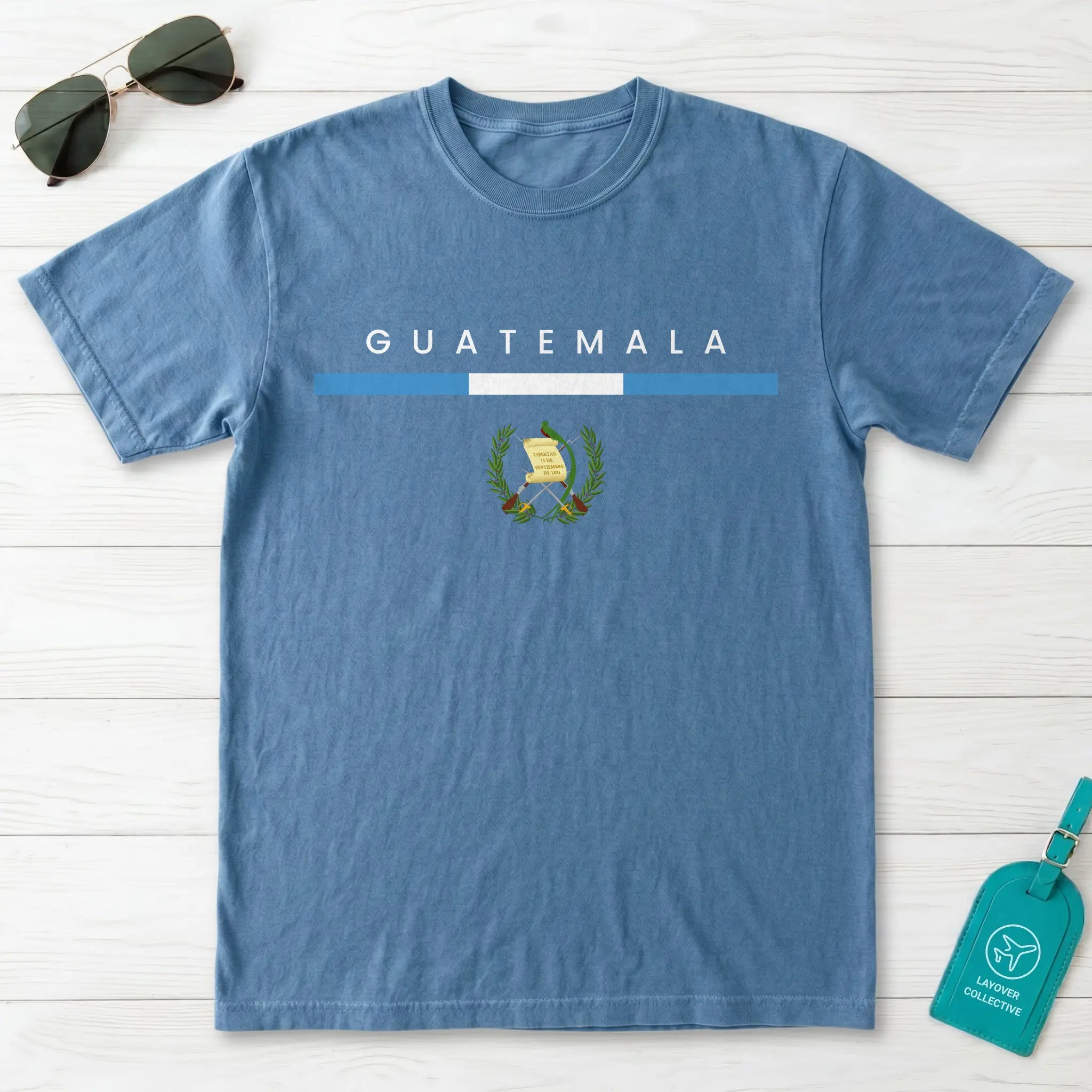 Guatemala Flagline T-Shirt