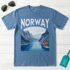 Norway Vintage Travel Poster T-Shirt