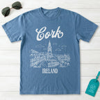 Cork Ireland Line Art T-Shirt