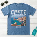 Crete Greece Vintage Travel Poster T-Shirt