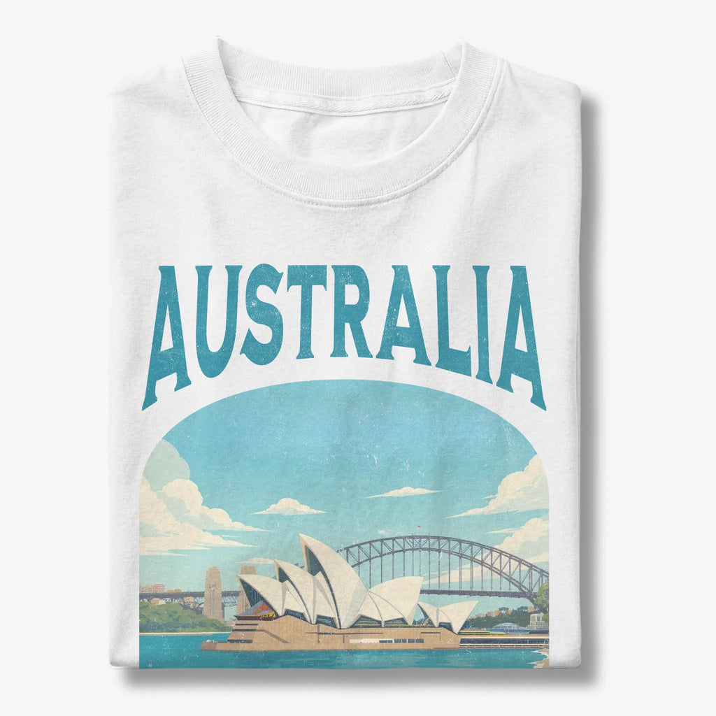 Australia Vintage Travel Poster T-Shirt