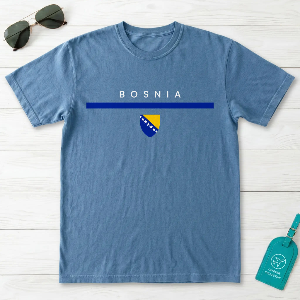 Bosnia Flagline T-Shirt