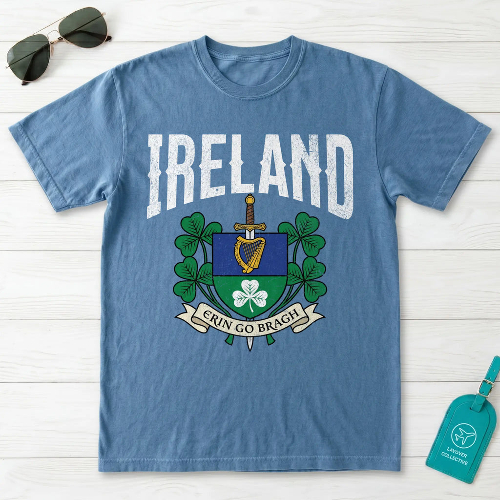 Ireland Erin Go Bragh Crest T-Shirt