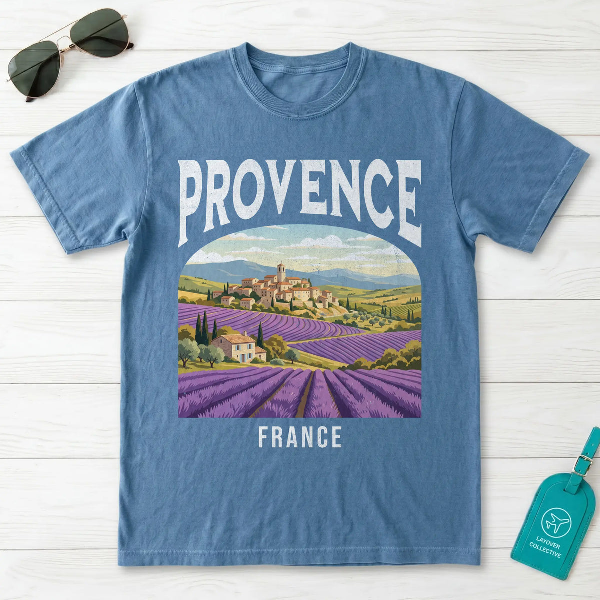 Provence France Vintage Travel Poster T-Shirt