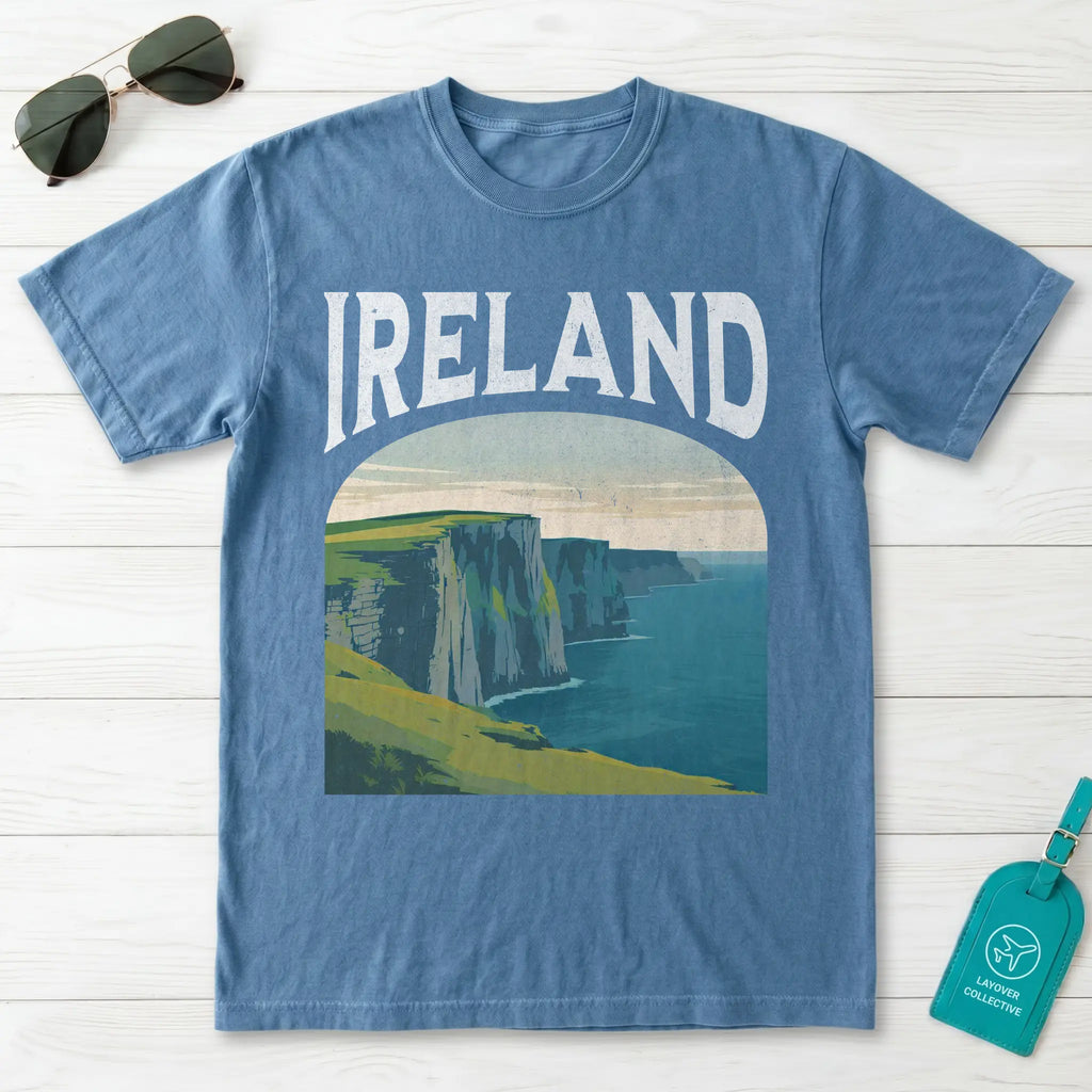 Ireland Vintage Travel Poster T-Shirt