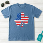 American Flag Shamrock T-Shirt