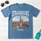 Strasbourg France Vintage Travel Poster T-Shirt