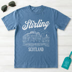 Stirling Scotland Line Art T-Shirt